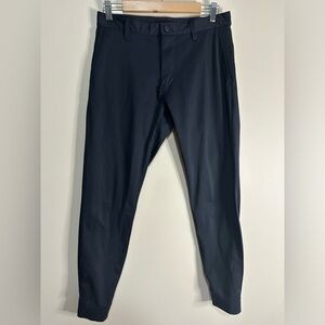 RHONE Zip Hem Commuter Black Skinny Stretch Pants Size 30